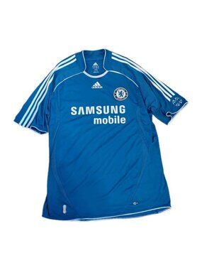 2006 Adidas Blue Chelsea Football Club Soccer Jersey Medium Rare Retro
